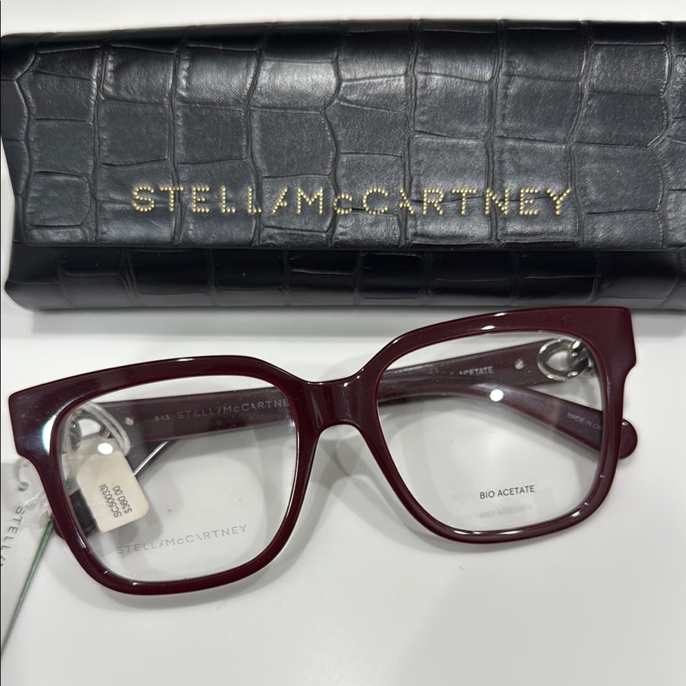 Stella McCartney Burgandy Glasses